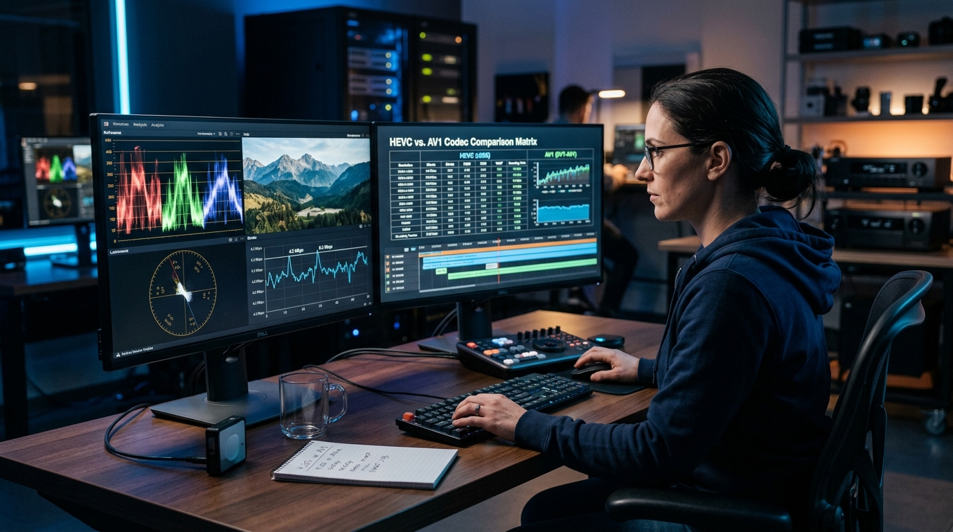 AV1 vs HEVC vs H.264: In-Depth Codec Efficiency & Compression Benchmark